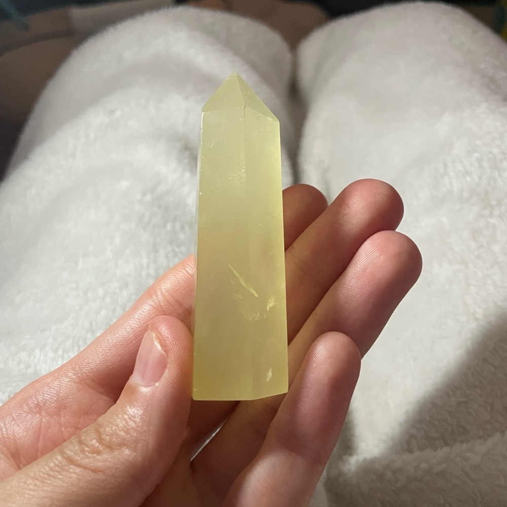 Natural Citrine Crystal Point Tower - Picture 7 of 7
